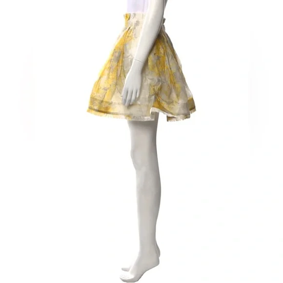 AUTHENTIC ZIMMERMANN WILD BOTANICA WATTLE SKIRT - SIZE 0 - Picture 2 of 15